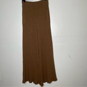 FREE PEOPLE FP BEACH BROWN LOUNGE BEACH PANTS SZ S